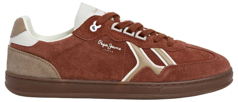Pepe Jeans Men's Ball Colors M Sneak, Red (Terracotta Brown), 8