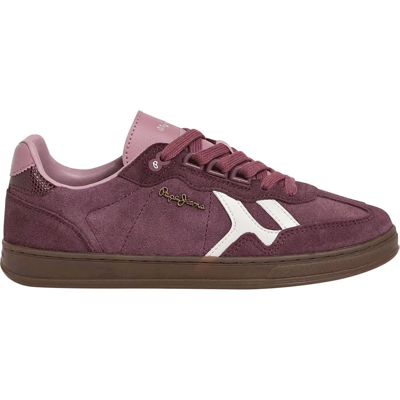 Pepe Jeans Women's Ball Elegant W Sneak, Purple (Wine Purple), 7