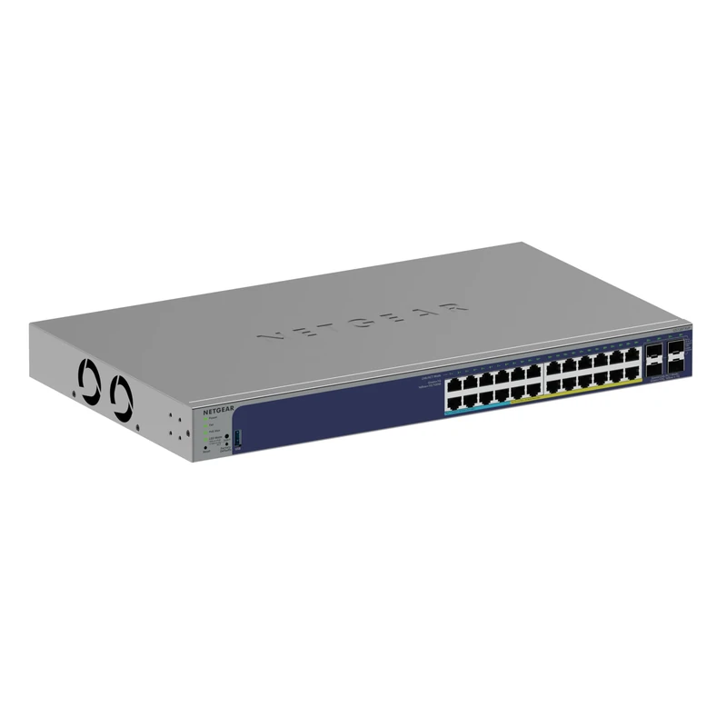 NETGEAR 28-Port Ultra60 PoE++ Gigabit Ethernet Switch (GS728TXUP)