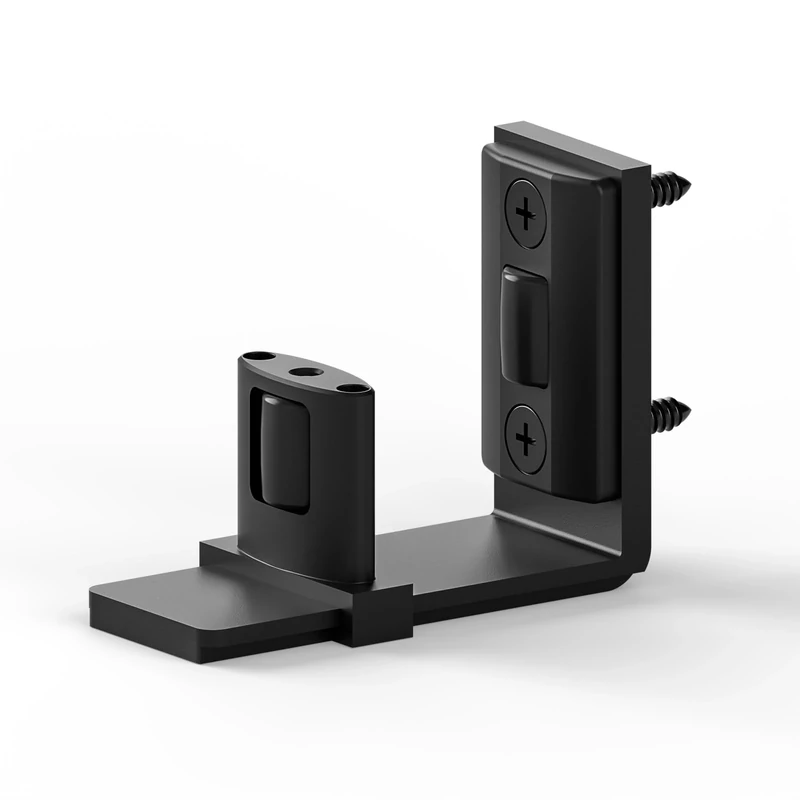 TSMST Sliding Barn Door Adjustable Roller Floor Guide Wall/Door Bottom Guide Flat Style