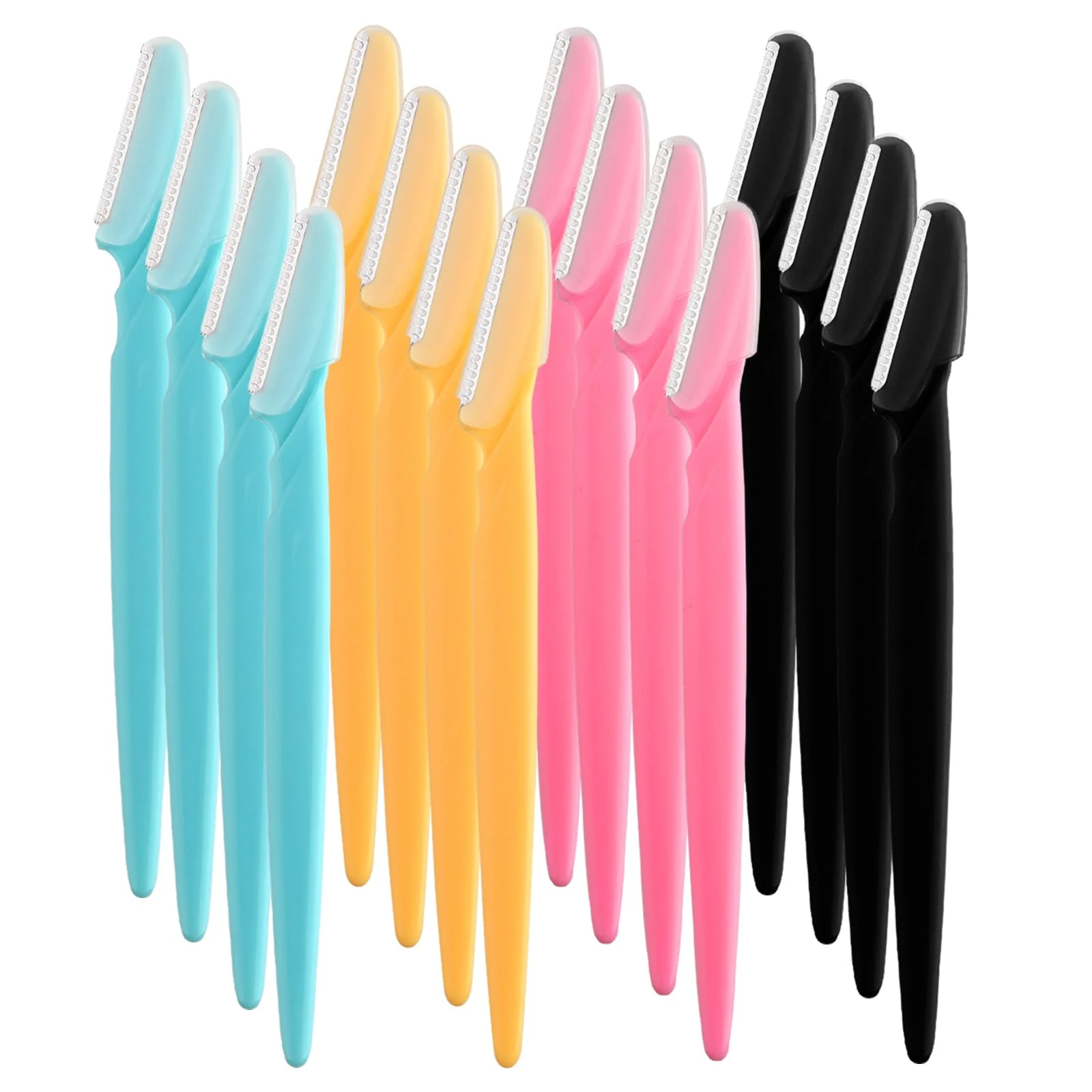 20 Pcs Eyebrow Razor Dermaplaning Tool for Women and Men, PLULON Face Razors Eyebrow Trimmer Facial Hair Remover Face Shaver for Women Smooth Skin