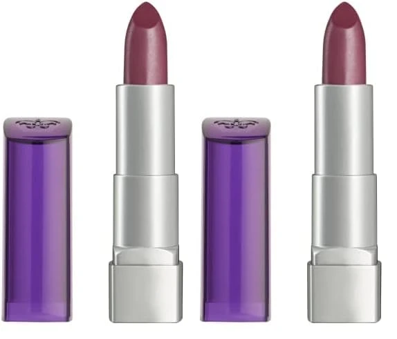 Rimmel London Moisture Renew Lipstick, 26 Amethyst Shimmer, Pack of 2