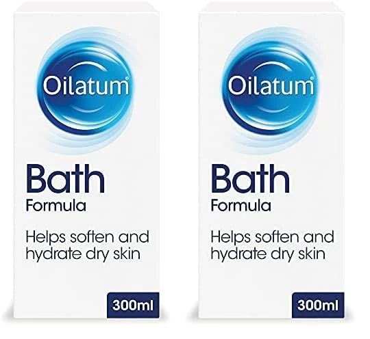 Oilatum Moisture Rich Bath Soak, for Dry, Itchy, Sensitive and Eczema-Prone Skin, Soothes, Hydrates and Relieves Dryness, Protects The Skin, Fragrance Free, Suitable for Everyday Use, 1 x 300ml