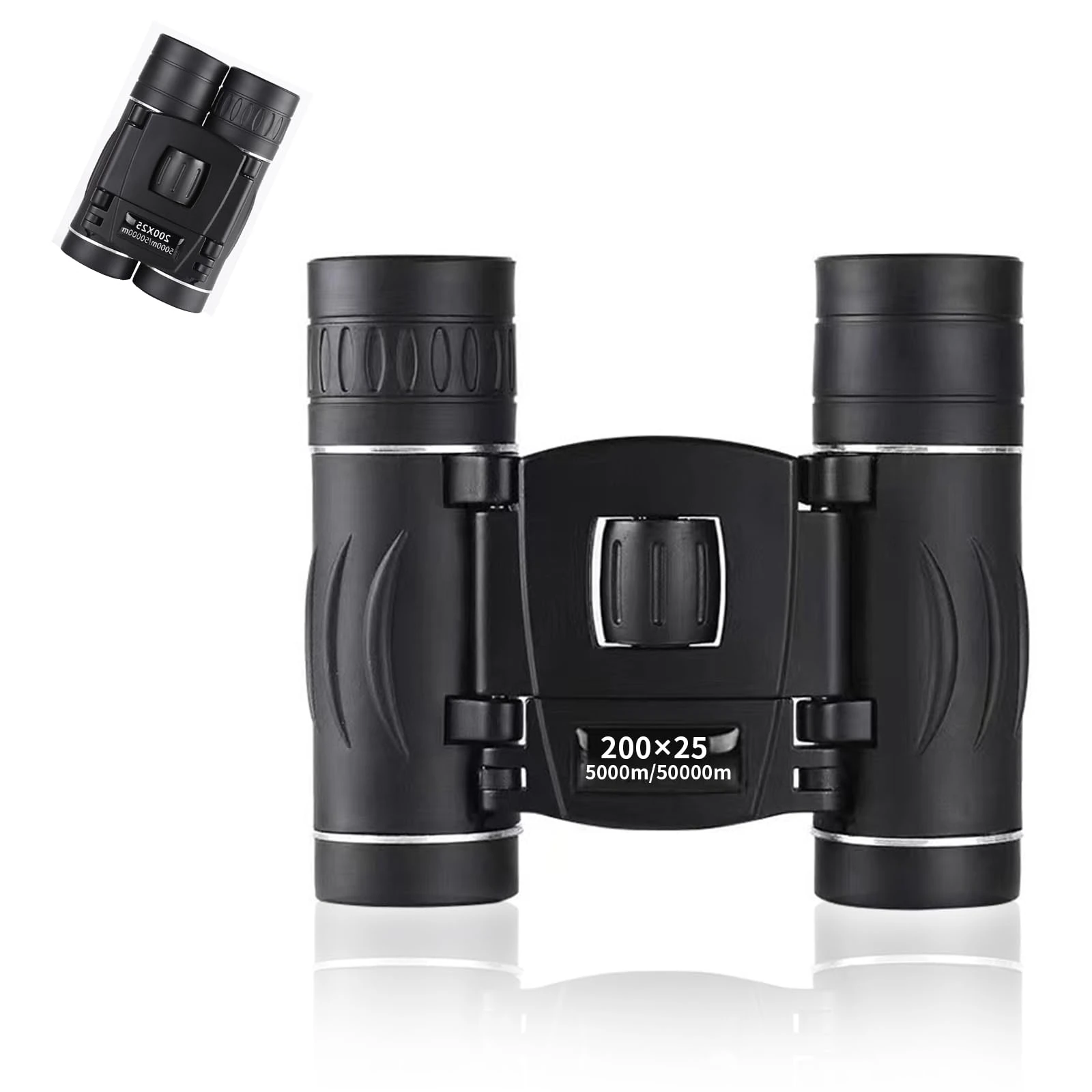 UYGTHI 200x25 Compact Binoculars for Adults, High Power Mini Binoculars for Bird Watching, Travel, Hunting, Concerts, Theater, Sightseeing, Sports