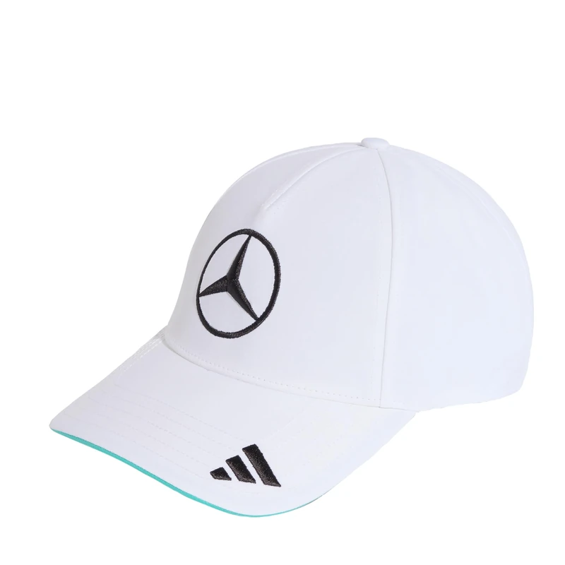 adidas Unisex Mercedes - AMG Petronas Formula 1 Team Driver Cap, White, XXS-XS