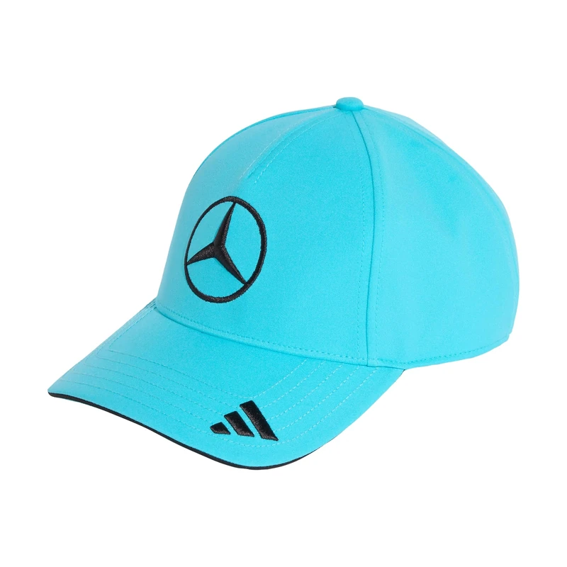 adidas Unisex Mercedes - AMG Petronas Formula 1 Team George Russell Cap, Samba Blue, XS-S