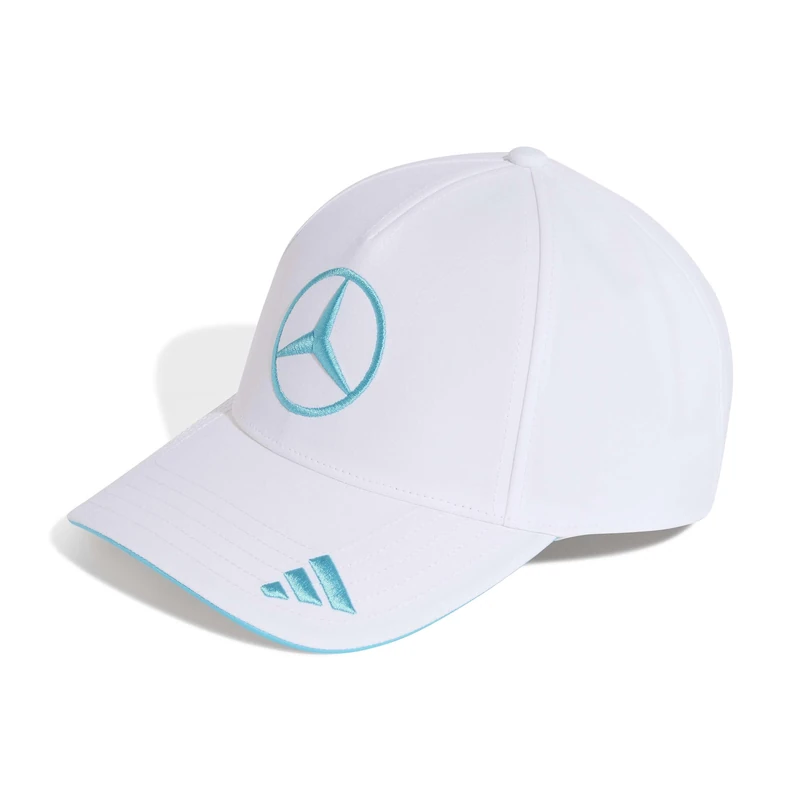 adidas Unisex Mercedes - AMG Petronas Formula 1 Team George Russell Cap, White, M-L