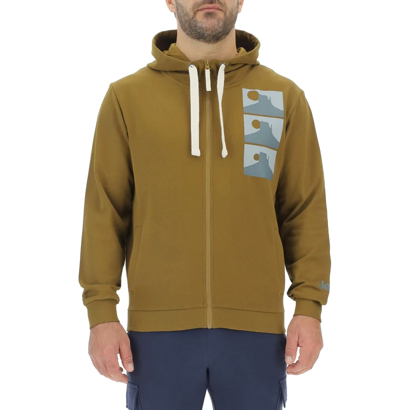 JEEP Men's Zip Sweatshirt
