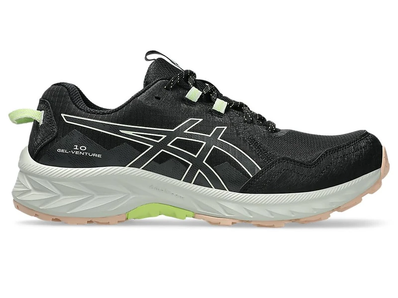 ASICS Womens Gel-Venture 10 Sneaker, Black Graphite Grey, 3 UK