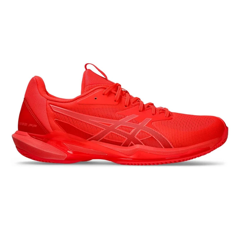 ASICS Men's Solution Speed FF 3 Clay Sneaker, Flash Red Blazing Coral, 11.5 UK