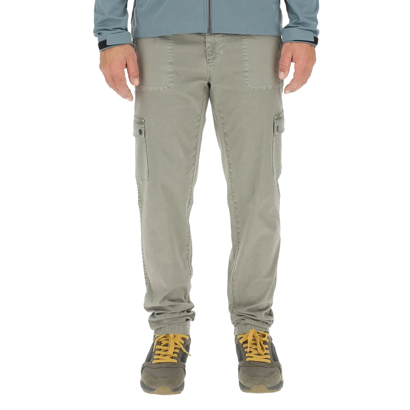Jeep - J Man Cotton Cargo Trousers W/Flap Pockets & Waist Regulator J24s, Men's Trousers Grey