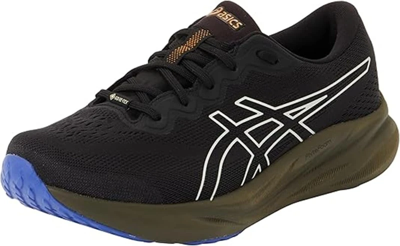 ASICS Mens Gel-Pulse 15 GTX Sneaker, Black Brown Stone, 7.5 UK