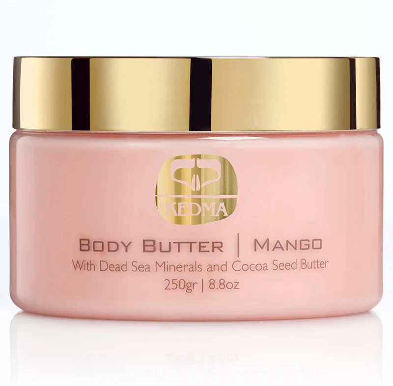 Kedma - Mango Body Butter - Intense Hydration and Nourishment - For Dry Skin - 250g