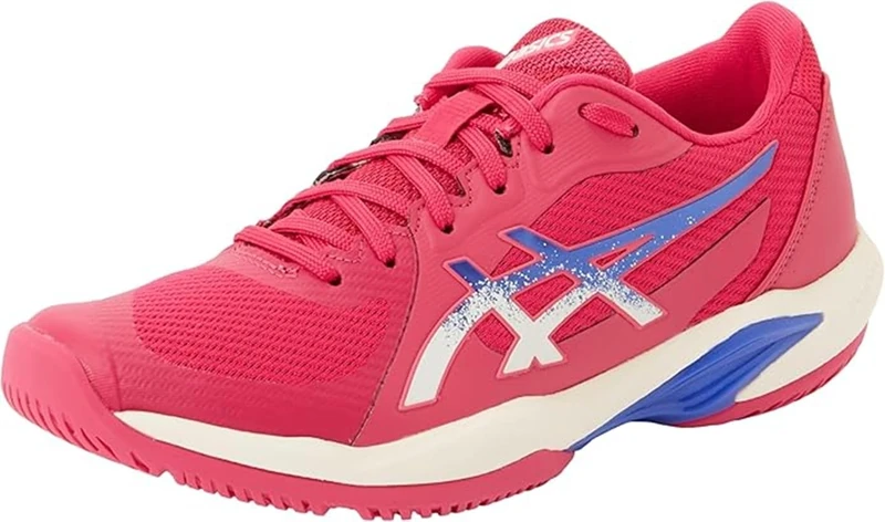 ASICS Womens Solution Swift Ff 2 Sneaker, Bright Rose Dark Cobalt, 6.5 UK