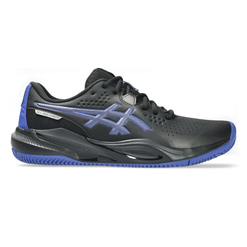 ASICS Men's Gel-Challenger 15 Clay Sneaker, Black Dark Cobalt, 5.5 UK