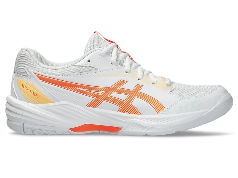 ASICS Womens Gel-Task 4 Sneaker, White Vivid Coral, 6 UK