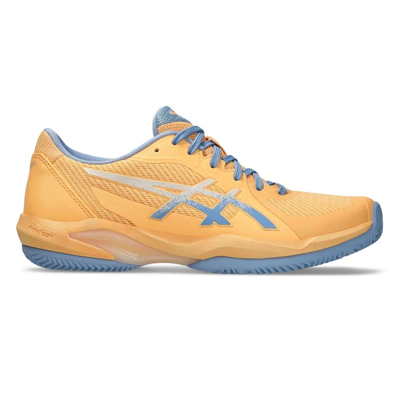 ASICS Womens Solution Swift Ff 2 Padel Sneaker, Orange Glow Cream, 5 UK