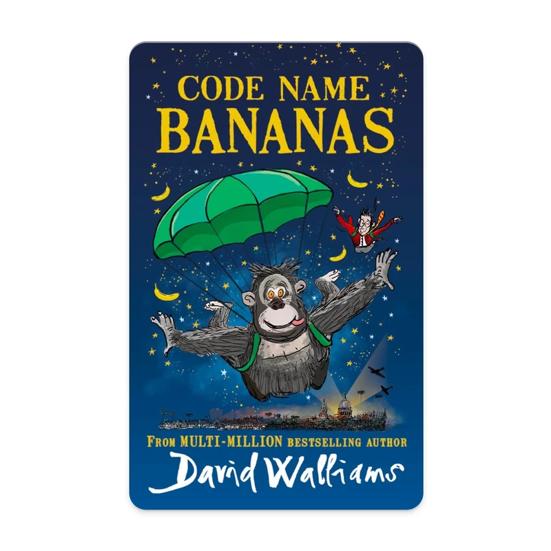 Yoto Code Name Bananas - Kids Audio Card for Use with Player & Mini All–in–1 Audio Player, Educational & Screen–Free Listening with Fun Playtime, Bedtime & Travel Stories, Ages 8+