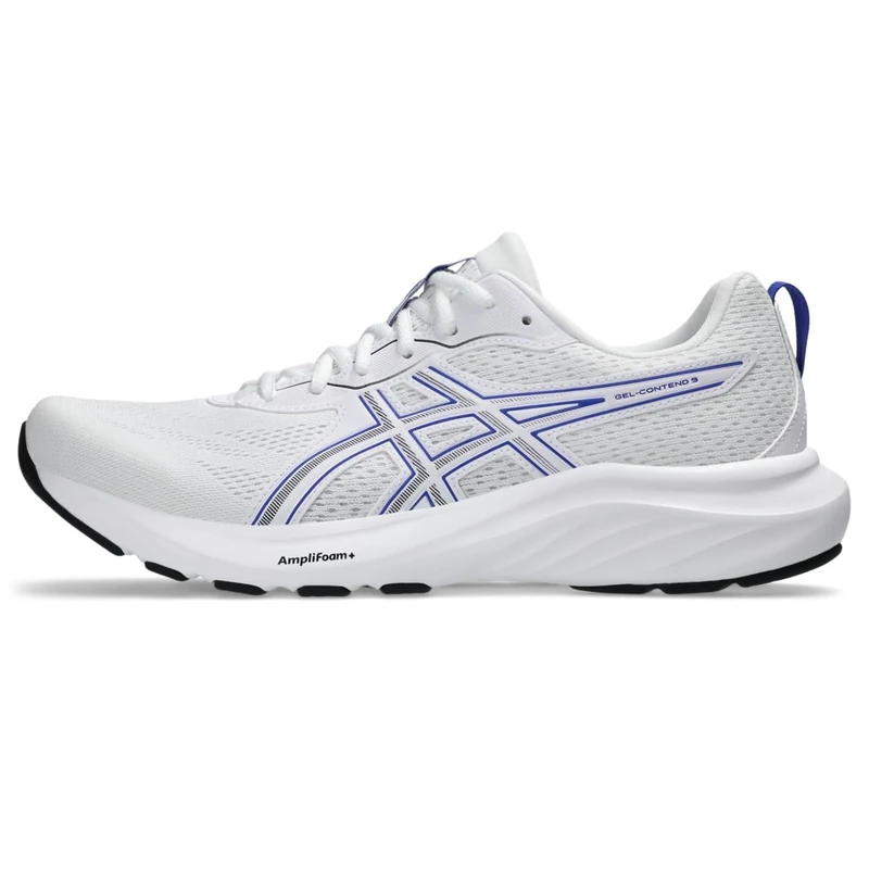 ASICS Mens Gel-Contend 9 Sneaker, White Dark Cobalt, 11 UK