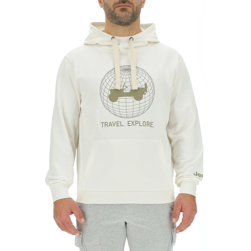 JEEP Men's Sweatshirt White