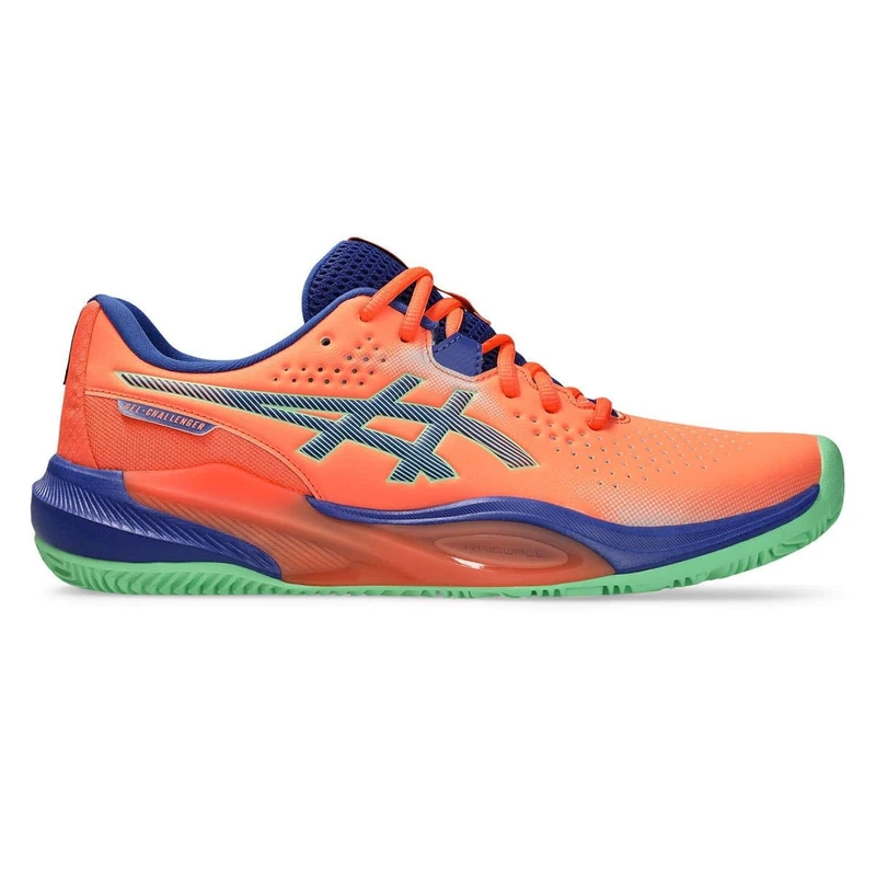 ASICS Men's Gel-Challenger 15 Padel Sneaker, Vivid Coral Dark Cobalt, 5.5 UK