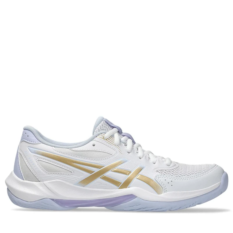 ASICS Womens Gel-Rocket 12 Sneaker, White Champagne, 7.5 UK