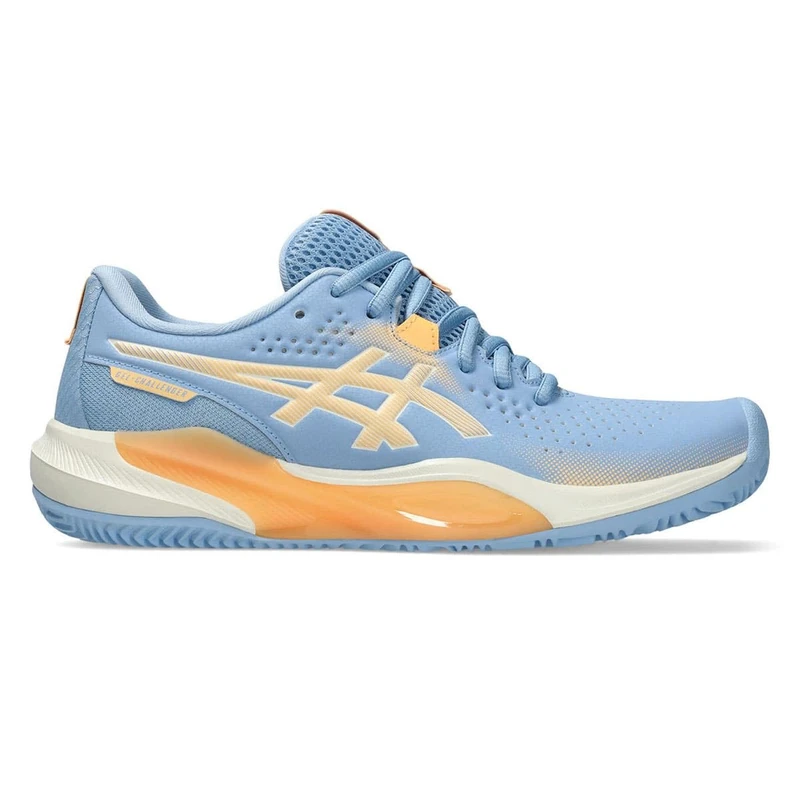 ASICS Women's Gel-Challenger 15 Padel Sneaker, Stone Wash Orange Glow, 4.5 UK