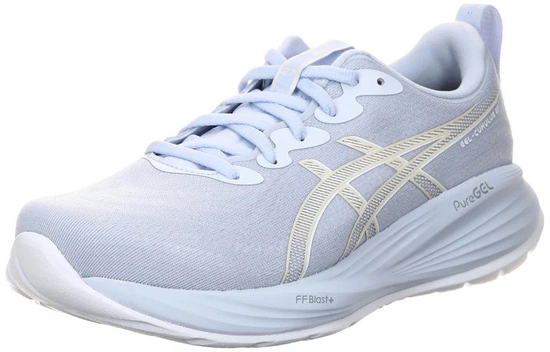 ASICS Womens Gel-Cumulus 27 Sneaker, Blue Gradient White, 6 UK