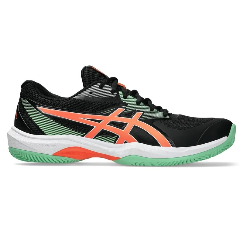 ASICS Mens Game Ff Padel Sneaker, Black Vivid Coral, 7 UK