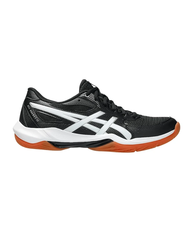 ASICS Womens Gel-Rocket 12 Sneaker, Black White, 8 UK