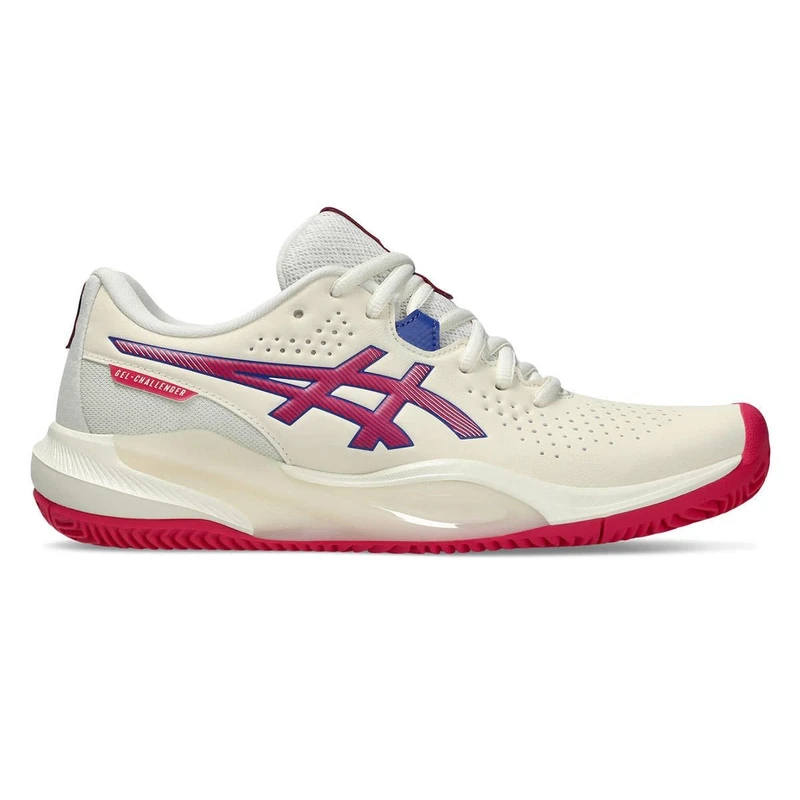 ASICS Women's Gel-Challenger 15 Clay Sneaker, Cream Bright Rose, 4 UK