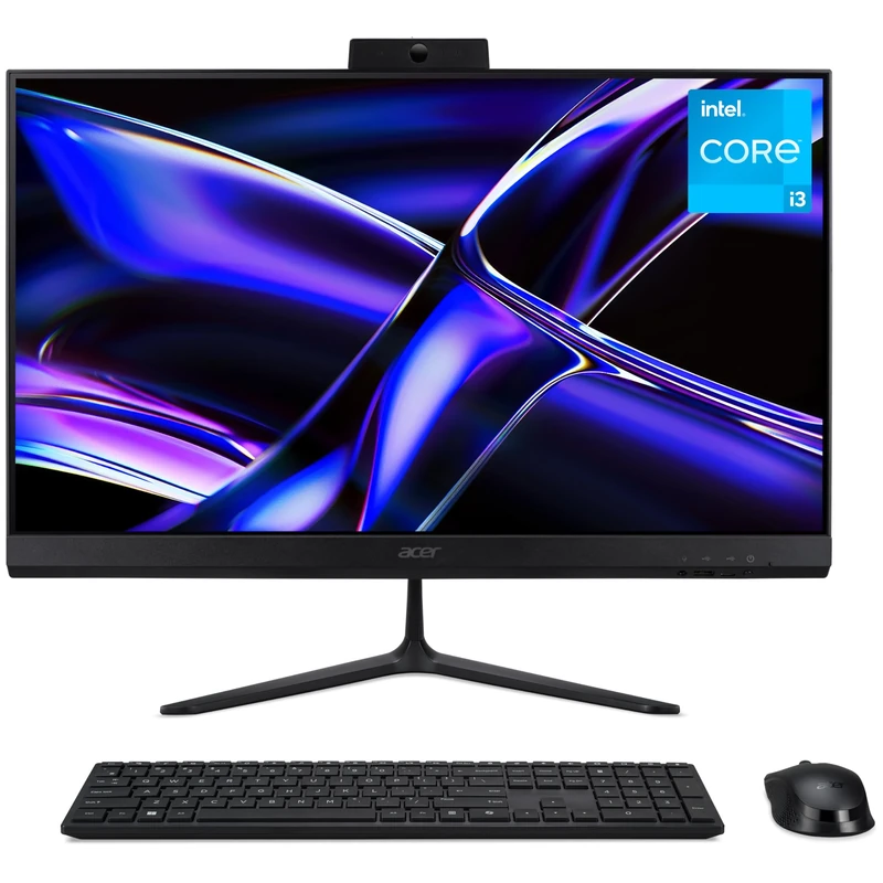 Acer Aspire C24-2Y All-in-One Desktop PC - Intel Core i3-1305U, 8GB, 512GB SSD, Integrated Graphics, 23.8" Full HD, Windows 11, Black
