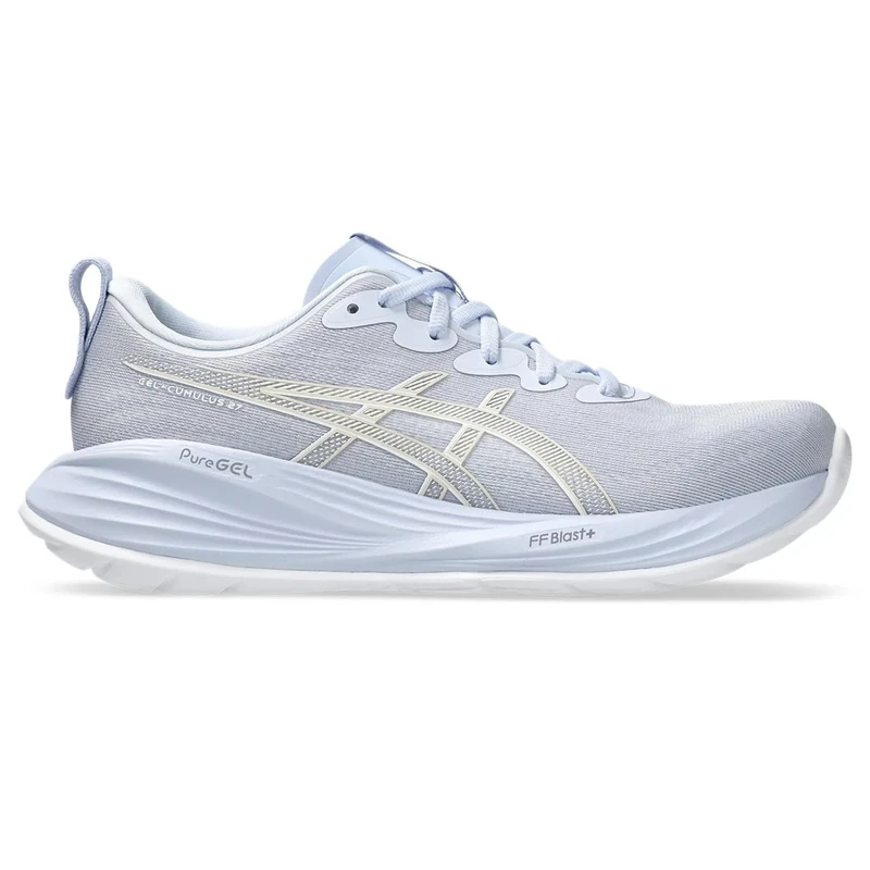 ASICS Womens Gel-Cumulus 27 Sneaker, Blue Fade White, 4 UK