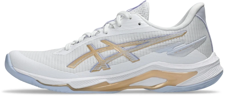 ASICS Netburner Ballistic FF 4 Sneaker White Champagne - Image 1