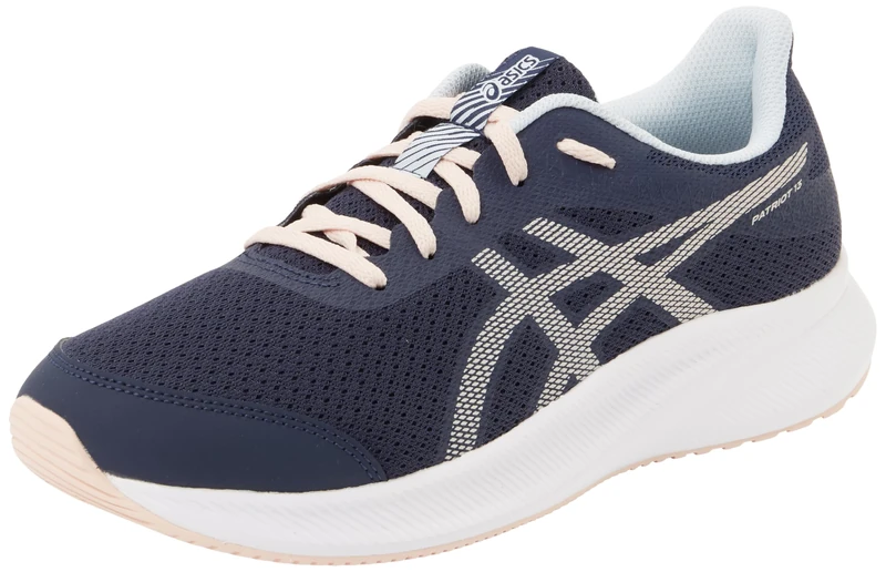 ASICS Boys Patriot 13 Gs Sneaker, Midnight Pearl Pink, 6 UK