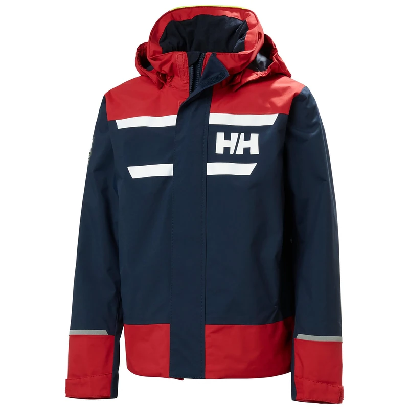 Helly Hansen Junior Unisex Jr Salt Port 2.0 Jacket, Navy, 14