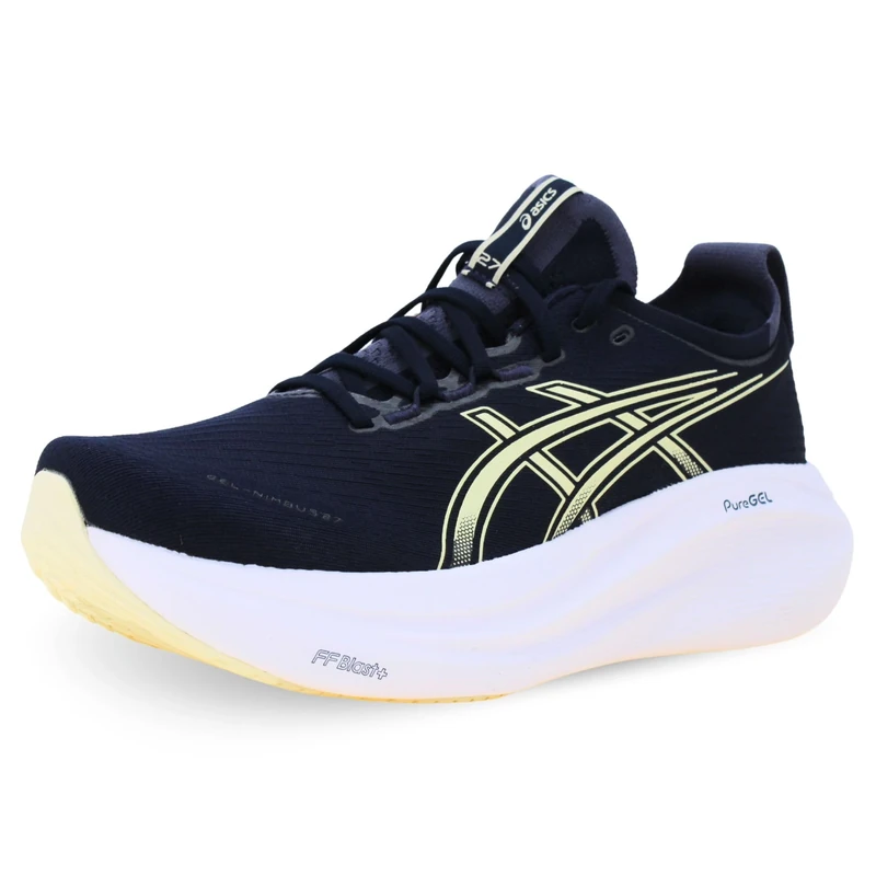 ASICS Men's Gel-Nimbus 27 Sneaker, Midnight Vanilla, 5.5 UK - Image 1