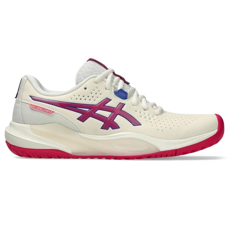 ASICS Women's Gel-Challenger 15 Sneaker, Cream Bright Rose, 9 UK