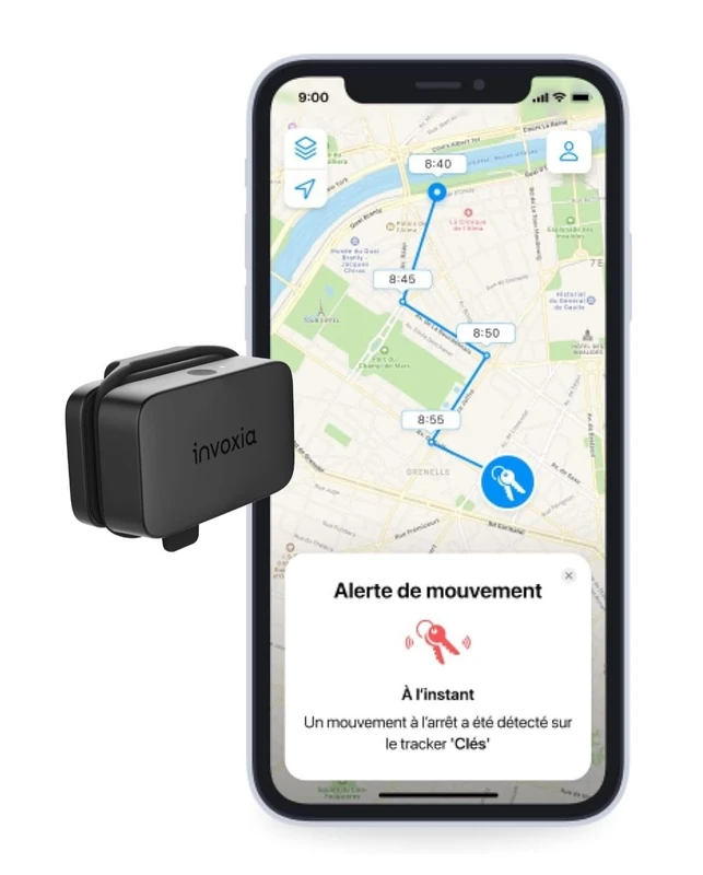 Invoxia Mini GPS Tracker - Waterproof with 1 Year Subscription