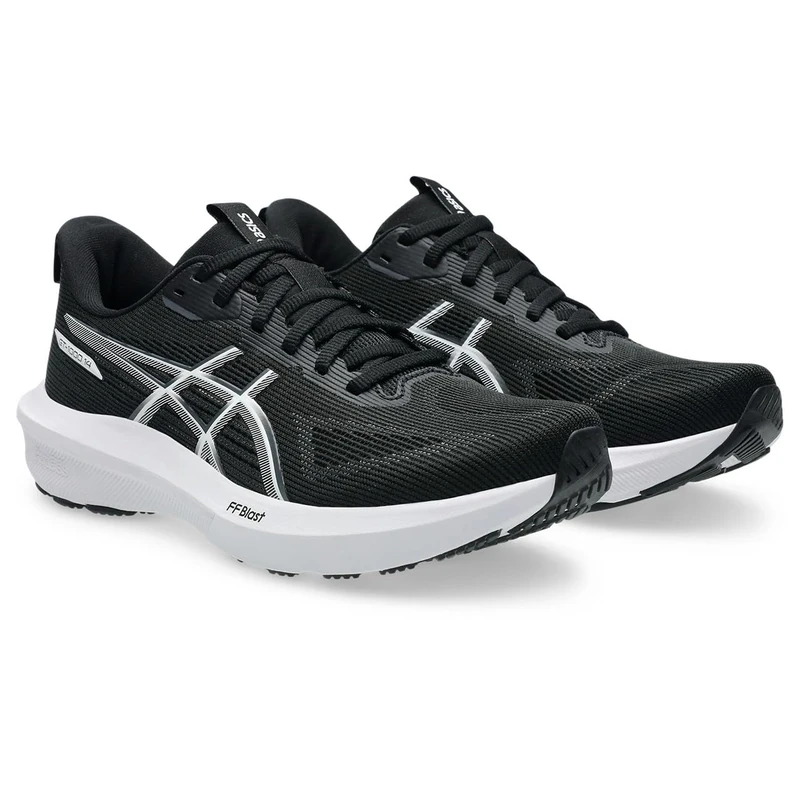 ASICS GT-1000 14 Sneaker - Black White Stability Running Shoe