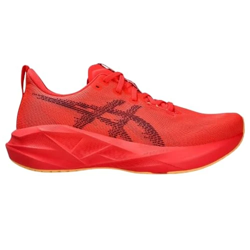 ASICS Men's NOVABLAST 5 Sneaker, Flash Red Edo Purple, 6 UK