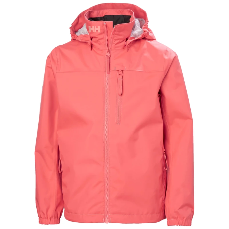 Helly Hansen Junior Unisex Jr Crew Hooded Jacket, Sunset Pink, 10