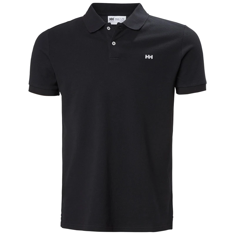 Helly Hansen Mens Hudson Polo, Black, 2XL