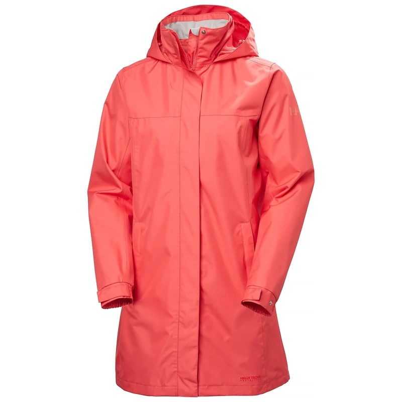 Helly Hansen Womens W Aden Long Coat, Sunset Pink, L