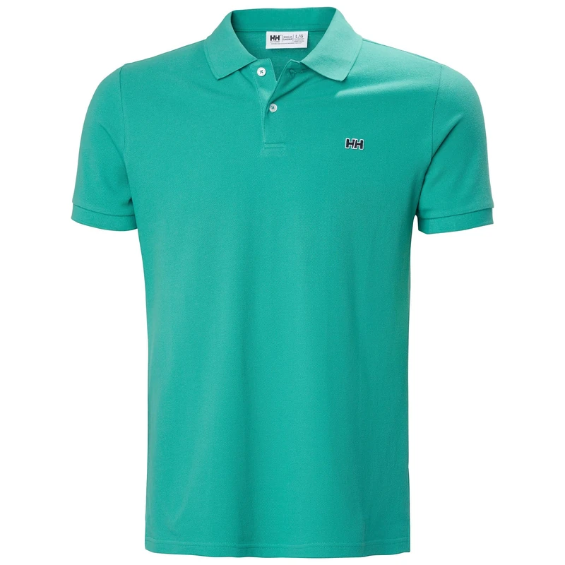 Helly Hansen Mens Hudson Polo, Dark Mint, M