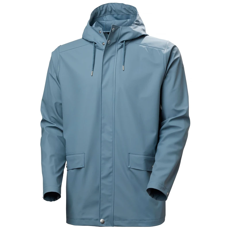 Helly Hansen Mens Moss Rain Coat, Navy, S