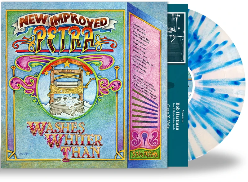 Washes Whiter Than - Blue Splatter [Vinyl LP] [VINYL]