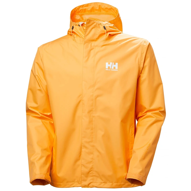 Helly Hansen Mens Seven J Jacket, Orange Sorbet, XL