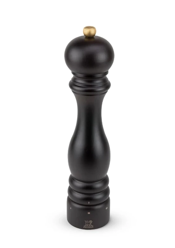 PEUGEOT - Paris u'Select 27 cm Salt Mill - 6 Predefined Grind Settings - Powdered Salt Innovation, Zirlion Mechanism - PEFC-Certified Wood - Made in France - Chocolate Finish