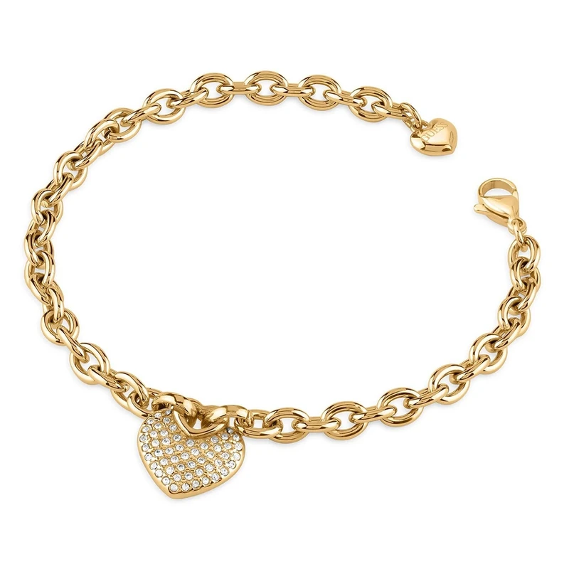 PULSERA GUESS - CRAZY IN LOVE Color: Oro